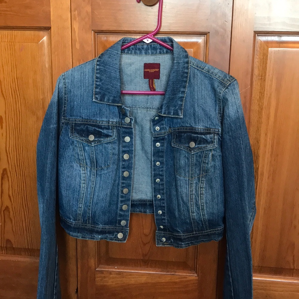 Highway jeans cropped jean jacket